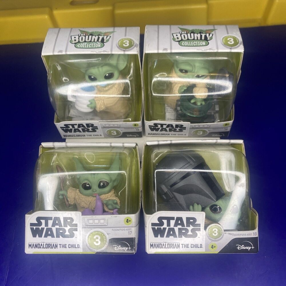 Star Wars Baby Yoda Series 3 Mandalorian The Child Grogu #'s 13-14-17-18